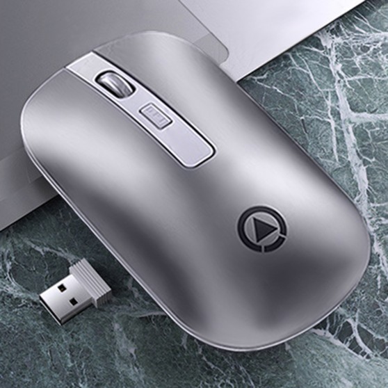 Мышь беспроводная SKY (A8-BT) Silver, аккумулятор, Bluetooth