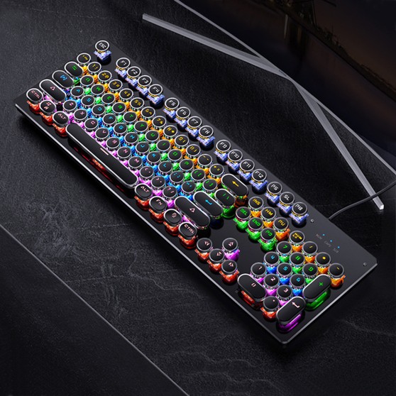Клавіатура геймерська SKY (ZK-4) Black, RGB, механічна, (EN)