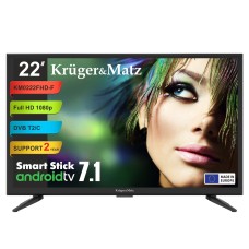 Телевизор 22" Kruger&Matz (KM0222FHD-F) Smart Stick