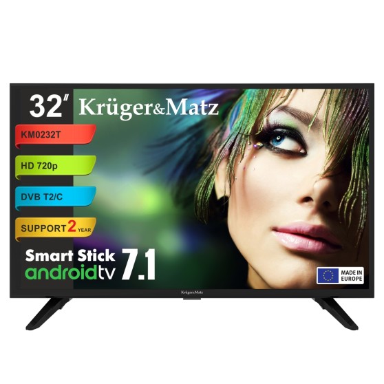Телевізор 32" Kruger&Matz (KM0232T) Smart Stick