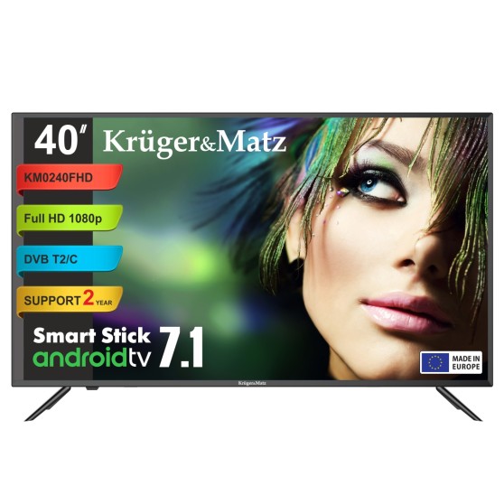 Телевизор 40" Kruger&Matz (KM0240FHD) Smart Stick
