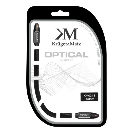 Кабель оптичний Optical 5.1 Kruger&Matz (KM0318) 50 см