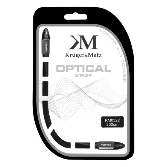 Кабель оптичний Optical 5.1 Kruger&Matz (KM0322) 300 см