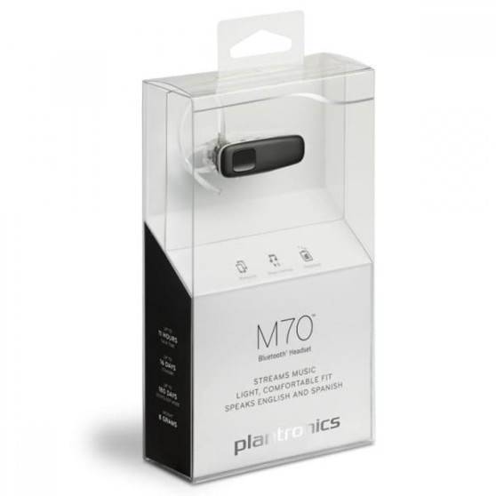 Гарнитура Bluetooth Plantronics M70 (GSM0593) Black