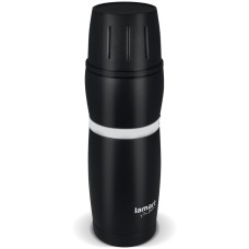 Термос Lamart - CUP (LT4052) 0,48 л, сталь/пластик, чорний