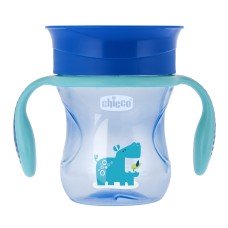 Чашка-непроливайка Chicco - Perfect Cup (06951.20) 200 мл / 12 мес.+ / синий