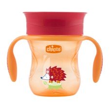 Чашка-непроливайка Chicco - Perfect Cup (06951.30R) 200 мл / 12 міс. + / оранжевий