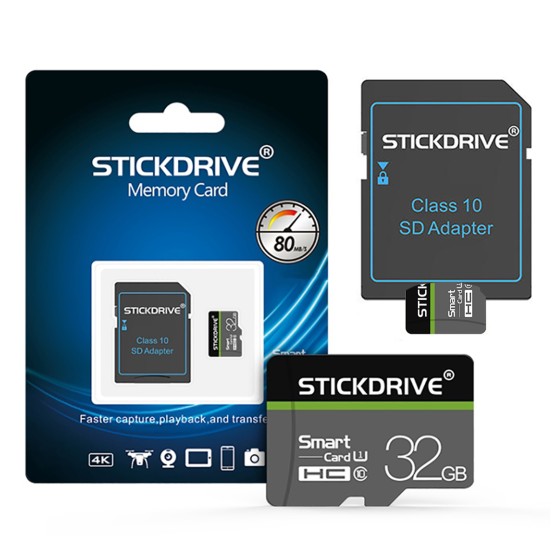 Карта пам'яті microSD Intelligent STICKDRIVE (GL U3064) 64 GB, class U3