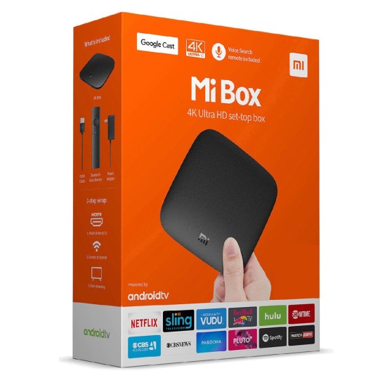 Android TV приставка XIAOMI Mi Box S (Міжнародна версія) (MDZ-22-AB)