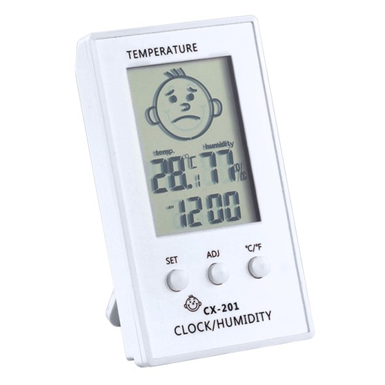 Цифровий термометр-гігрометр SKY (CX-201) з LCD дисплеєм