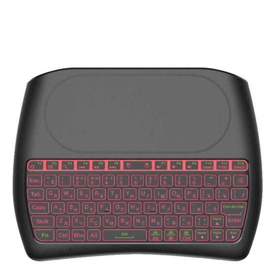 Пульт-клавіатура SKY (D8 pro plus-RU) підсвічування / клавіатура / тачпад