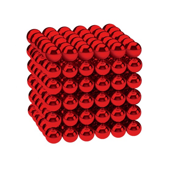 Магнитные шарики-головоломка SKY NEOCUBE (D5) комплект (216 шт) Red