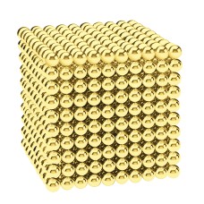 Магнітні кульки-головоломка SKY NEOCUBE (D5) комплект (1000 шт) Light Gold