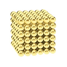 Магнитные шарики-головоломка SKY NEOCUBE (D5) комплект (216 шт) Light Gold