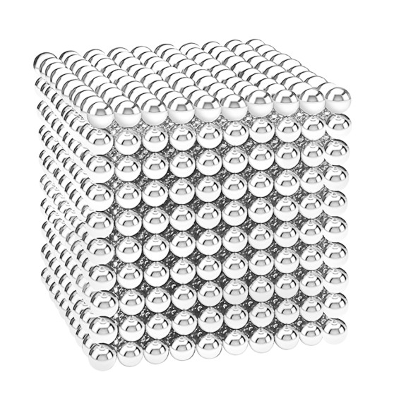 Магнітні кульки-головоломка SKY NEOCUBE (D5) комплект (1000 шт) Light Silver