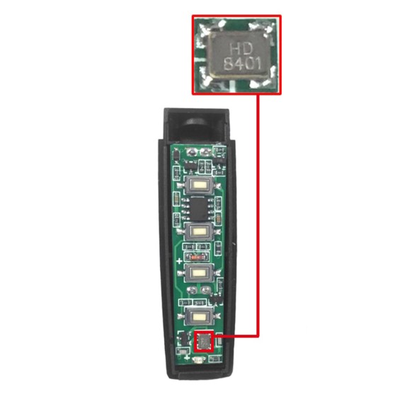 Універсальний програмований пульт дистанційного керування для воріт SKY (LZ-023) 433 MHz Black/Grey