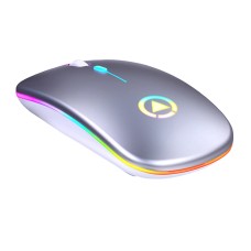 Миша бездротова SKY (A2-BT) Silver, акумулятор, Bluetooth, RGB