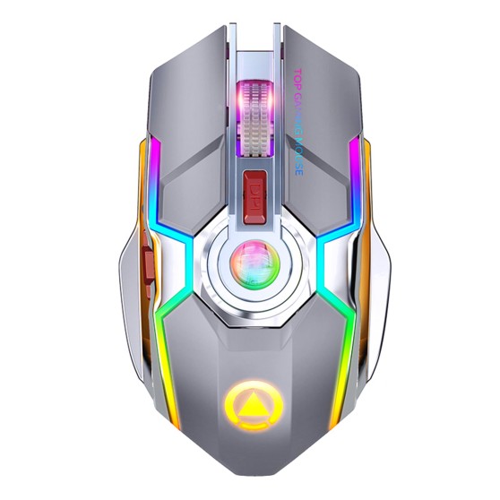 Миша бездротова SKY (A5) Grey, акумулятор, RGB