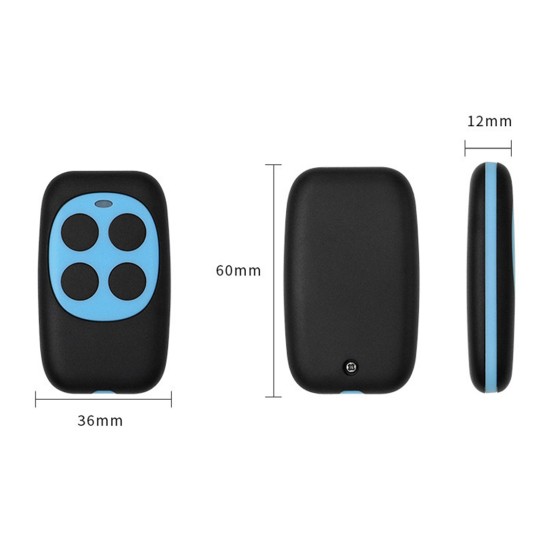 Універсальний програмований пульт дистанційного керування для воріт SKY (LZ-073) 286-868 MHz Black/Blue