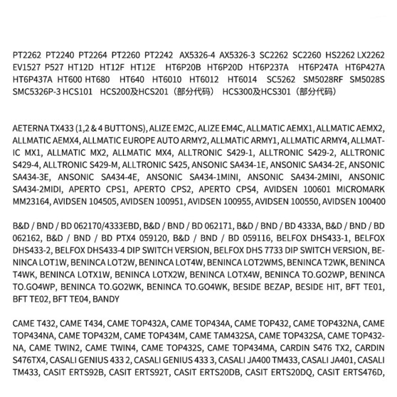 Універсальний програмований пульт дистанційного керування для воріт SKY (LZ-073) 286-868 MHz Black/Blue