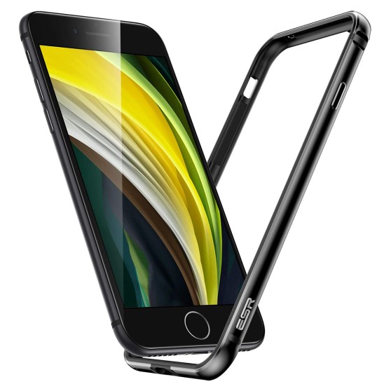 Бампер защитный алюминиевый (iPhone SE 2020 / 8 / 7) SKY-ESR (X000RN44T1) Black