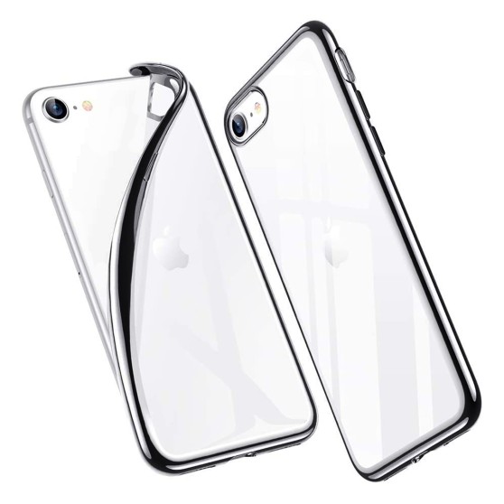 Чохол силіконовий TPU (iPhone SE 2020/8/7) SKY-ESR (X000KLD5OP) Transparent/Silver