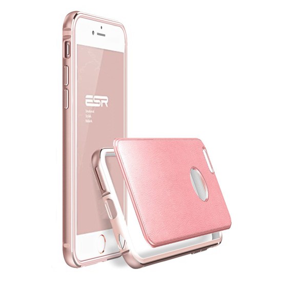 Бампер защитный алюминиевый (iPhone 6S / 6) SKY-ESR (X000FB7VYF) Pink
