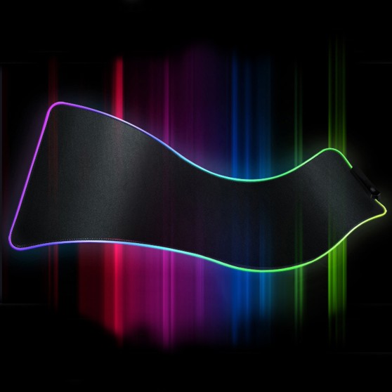 Геймерський килимок для мишки SKY (GMS-WT 3525/104) RGB підсвічування 35x25 см