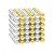Магнітні кульки-головоломка SKY NEOCUBE (D5) комплект (216 шт) Light Gold/Silver