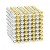 Магнитные шарики-головоломка SKY NEOCUBE (D5) комплект (512 шт) Light Gold/Silver