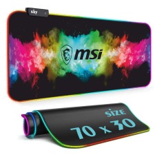 Геймерський килимок для мишки SKY (GMS-WT 7030/112) MSI / RGB підсвічування / 70x30 см