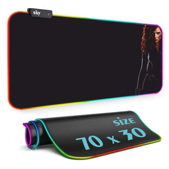Килимок для комп'ютерної миші з підсвічуванням 70x30 см SKY GMS-WT 7030/505 з принтом