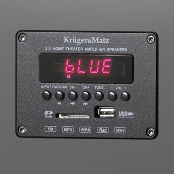 Колонки активные Kruger&Matz - WAVE 2.0 (KM0527) Maple