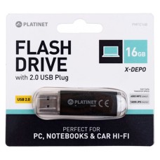 Флеш память Platinet - X-Depo (PMFE16B) 16 GB, USB 2.0