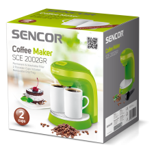 Кофеварка Sencor (SCE 2002GR) + 2 чашки
