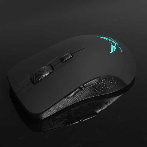 Миша бездротова ZERODATE (X90) на акумуляторі, Black