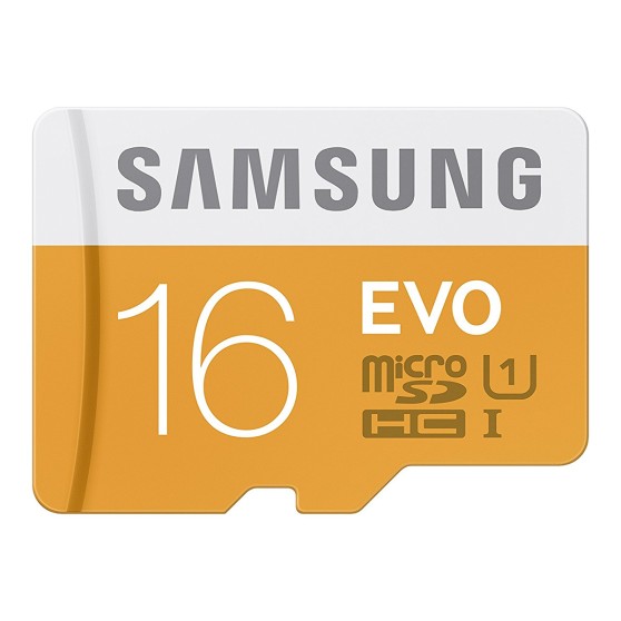Карта памяти microSD SAMSUNG (EVO) 16 GB, class U1